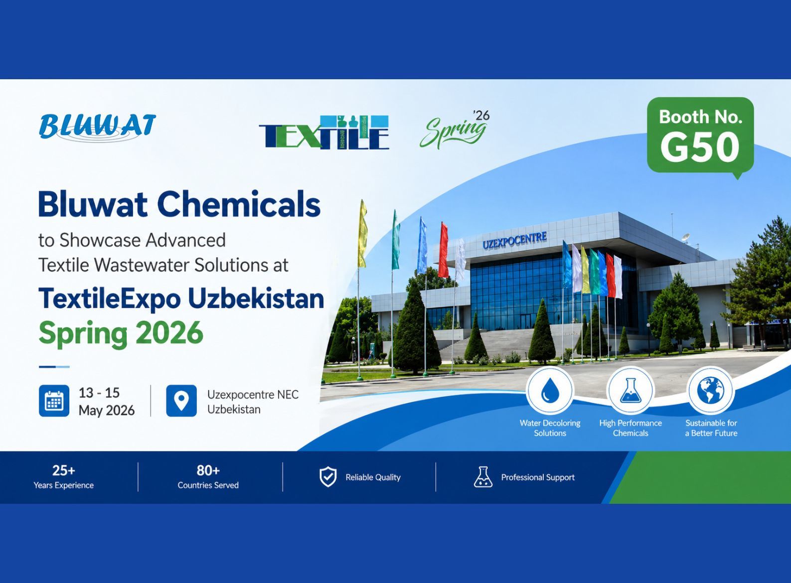 Последние блоги о компании Как компания Bluwat Chemicals поддерживает проекты по очистке сточных вод в Узбекистане