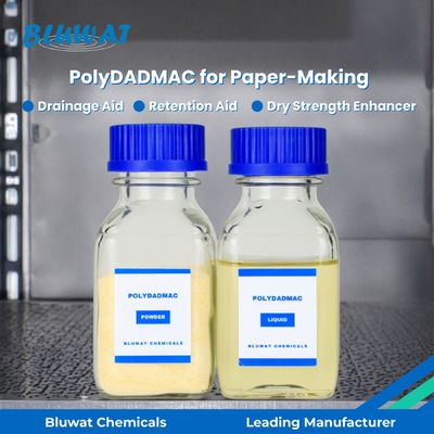 Купить PolyDADMAC для бумагоделания: Помощник удержания, Помощник дренажа и Усилитель сухой прочности. онлайн изготовление