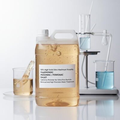 Купить 50% высокая твердая ультрамаксимальная вязкость PolyDADMAC Quaternary Ammonium Polymer для удаления ультратонких частиц при высокоточной очистке воды онлайн изготовление