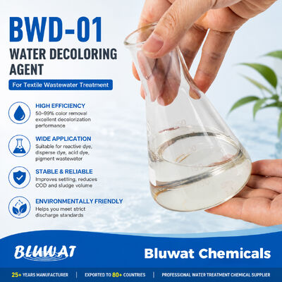 Купить BWD-01 Дициандиамид-формальдегидная смола, обесцвечивающий химикат для очистки сточных вод текстильной промышленности онлайн изготовление