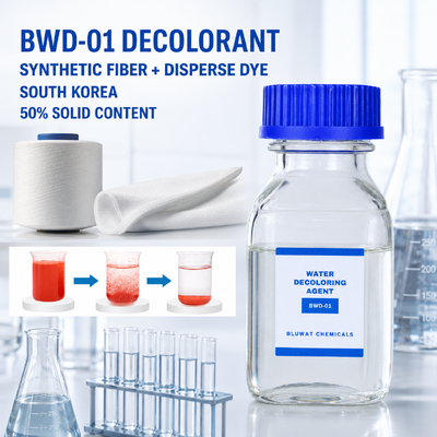 Купить BWD-01 Деколорант для синтетических волокон и сточных вод с дисперсными красителями в Южной Корее онлайн изготовление