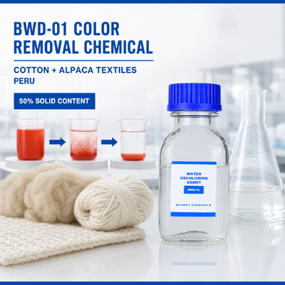 Купить BWD-01 Химикаты для обезцвечивания сточных вод хлопчатника и альпаки в Перу онлайн изготовление