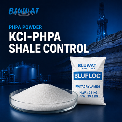 Купить KCl-PHPA - порошкообразная буровая грязная добавка для реактивной буровой работы с сланцевыми порошками с содержанием твердых веществ 89% Min онлайн изготовление