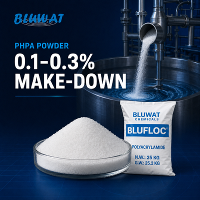 Купить PHPA Powder Make-Down при концентрации 0,1-0,3% раствора онлайн изготовление