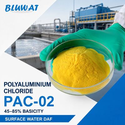 Купить 45-85% основность распылительной сушки ПАК-02 полиалюминийхлорид для очистки поверхностных вод методом флотации онлайн изготовление