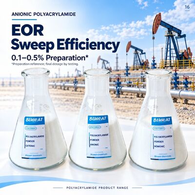 Купить Anionic Polyacrylamide APAM 0.1-0.5% Working Solution for EOR Sweep Efficiency Improvement in 25kg PE Bag онлайн изготовление