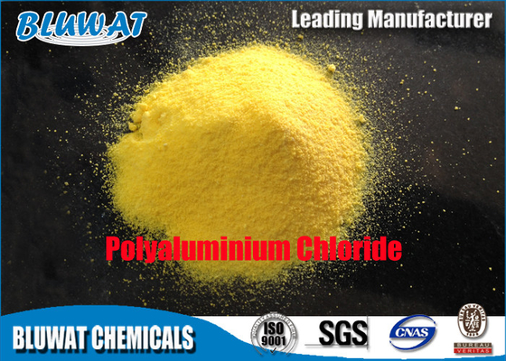 Свет хлопьеобразования PAC хлорида Polyaluminium химикатов Bluwat - желтый ПЭ-АШ 3,0 до 5,0