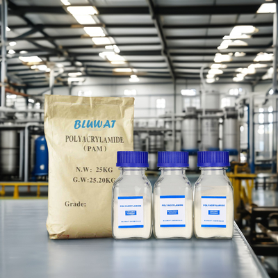 Латинская Америка Бразилия Колумбия Мексика Перу Экспорт Blufloc Polyacrylamide APAM для горнодобывающих отходов, CPAM для обезвоживания ила в сахарных, нефтегазовых сточных водах