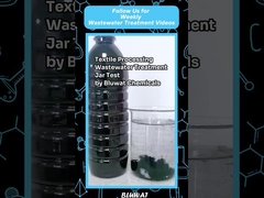 Очистка текстильных сточных вод путем коагуляции и флокуляции